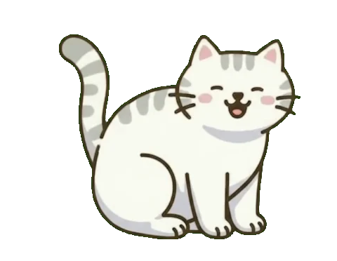 Gatito saludando Compostcat