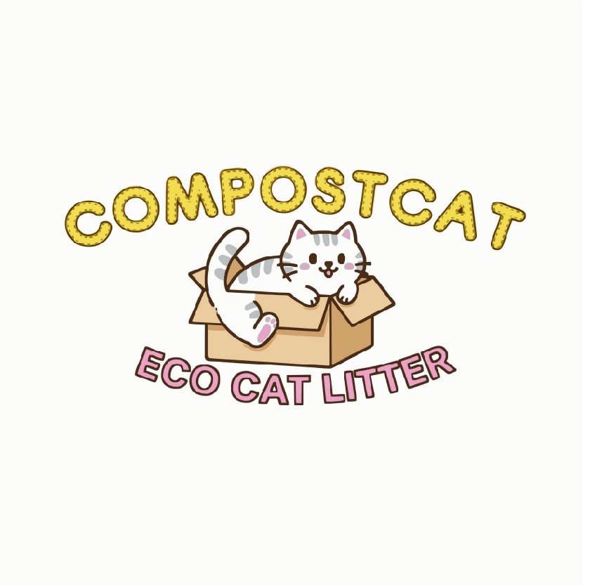 Sello de logo oficial Compostcat