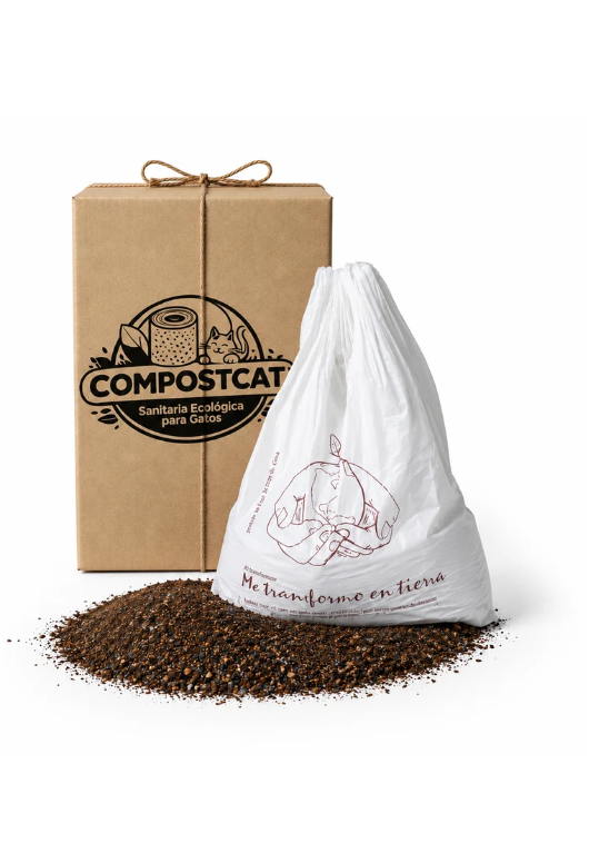 Combo Compostcat: Caja 5.3 kg más regalo a elección por $11.900 CLP